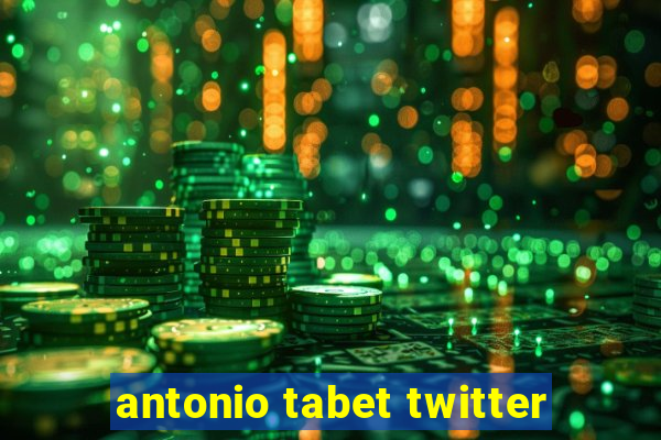 antonio tabet twitter